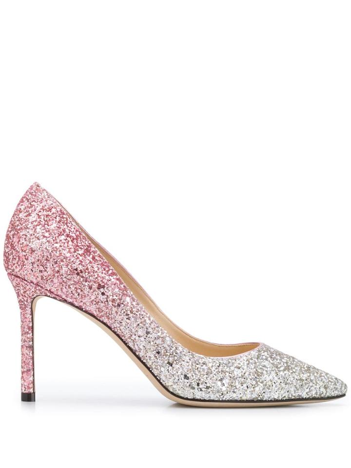 Jimmy Choo Romyvogplatinum/flamingo - Pink