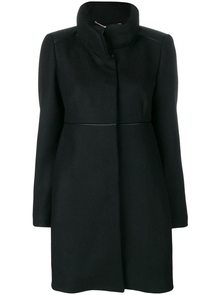 Liu Jo Concealed Front Coat - Black