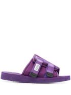 Suicoke Buckle Detail Slides - Purple