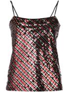 Milly Sequinned Cami Top - Multicolour