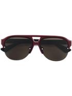 Gucci Eyewear Tinted Aviator Sunglasses - Red