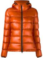 Herno Padded Jacket, Women's, Size: 42, Yellow/orange, Polyamide/feather Down/polyester