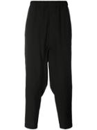 Issey Miyake Slouched Trousers - Black