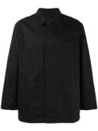 Liam Hodges - Ideology Shirt Jacket With Printed Rear - Men - Cotton - S, Black, Cotton