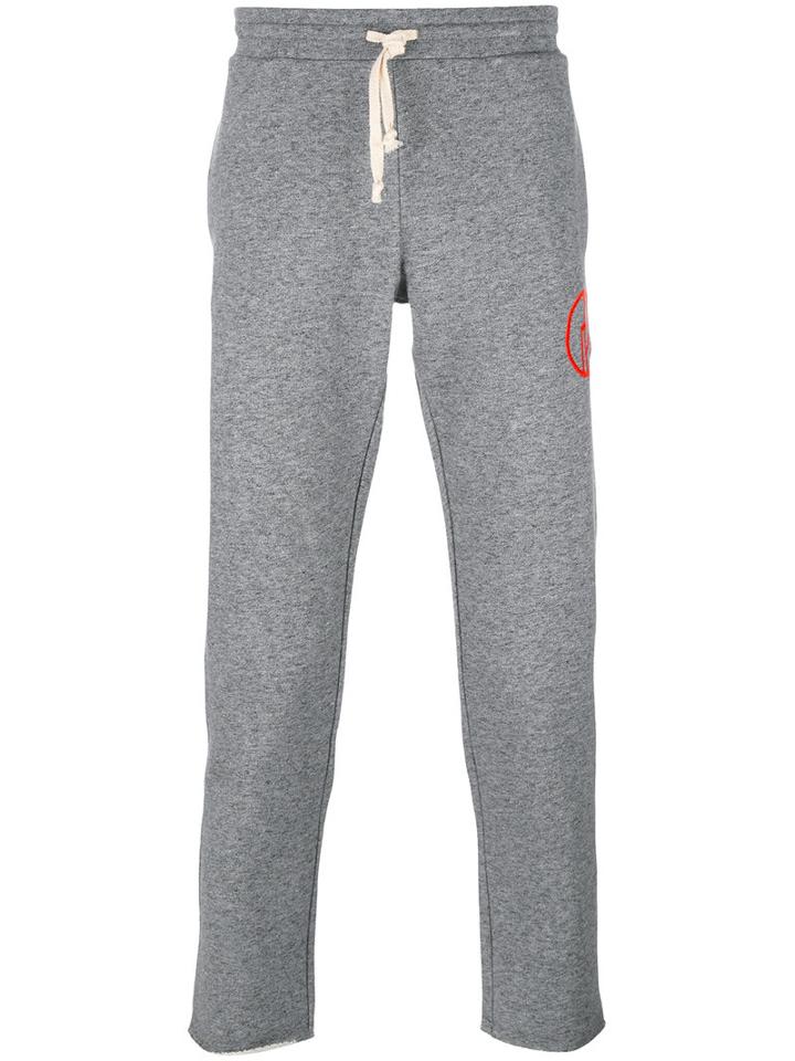 Gosha Rubchinskiy Logo Track Pants, Men's, Size: Small, Green, Cotton