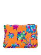 La Doublej Printed Clutch Bag - Orange