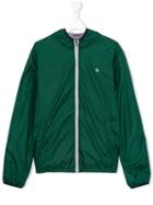 Fay Kids - Lightweight Hooded Jacket - Kids - Cotton/polyamide - 14 Yrs, Green