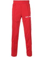 Palm Angels Side-striped Track Pants - Red