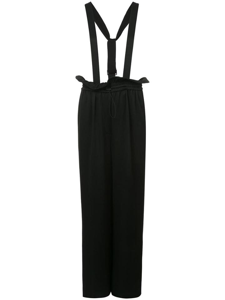 Tibi Astor Knit Paperbag Pants - Black
