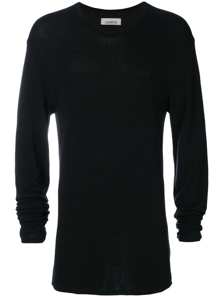 Laneus Cashmere Fitted Sweater - Black