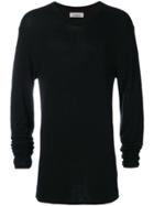 Laneus Cashmere Fitted Sweater - Black