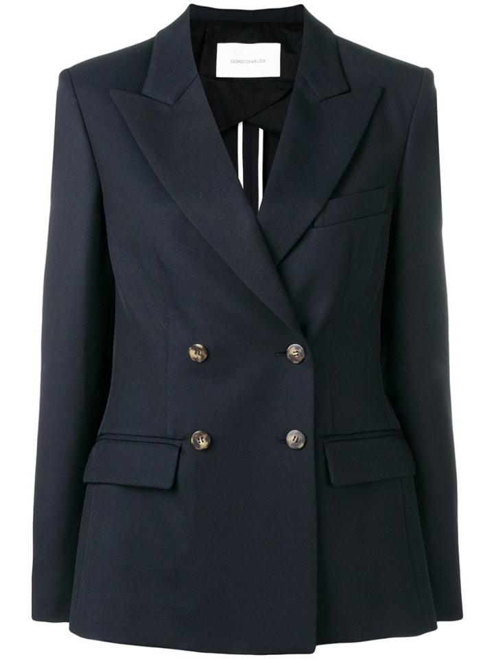 Cédric Charlier Structured Blazer - Blue