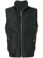 Versace Collection Padded Gilet - Black