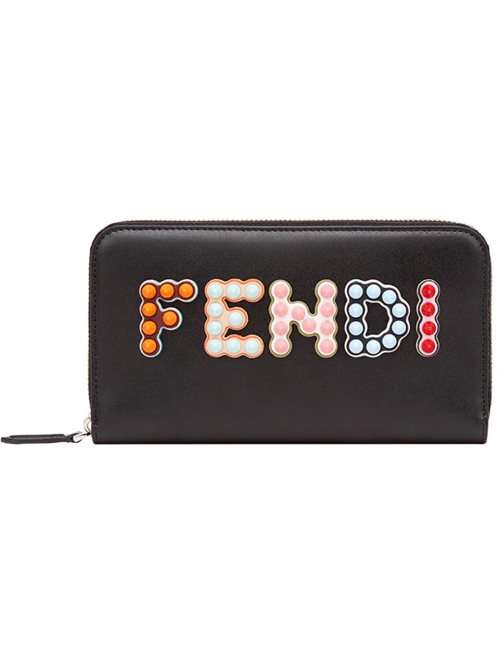 Fendi Zip-around Wallet - Black