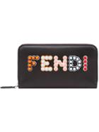 Fendi Zip-around Wallet - Black