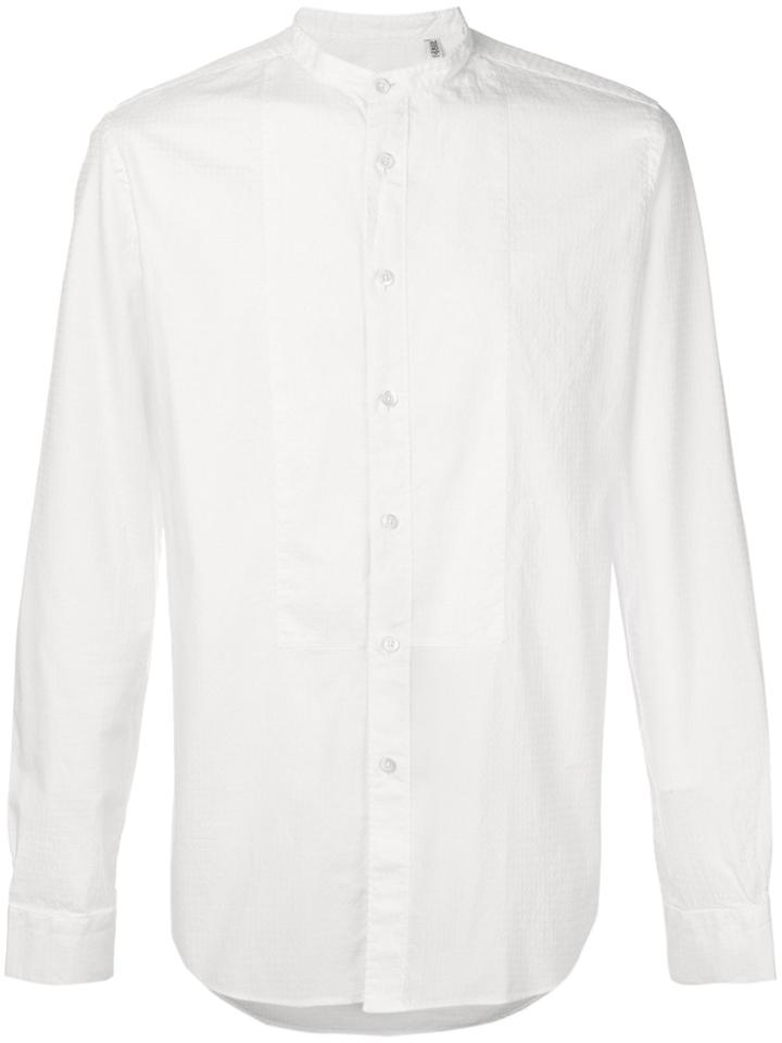 Dell'oglio Round-neck Embroidered Shirt - White