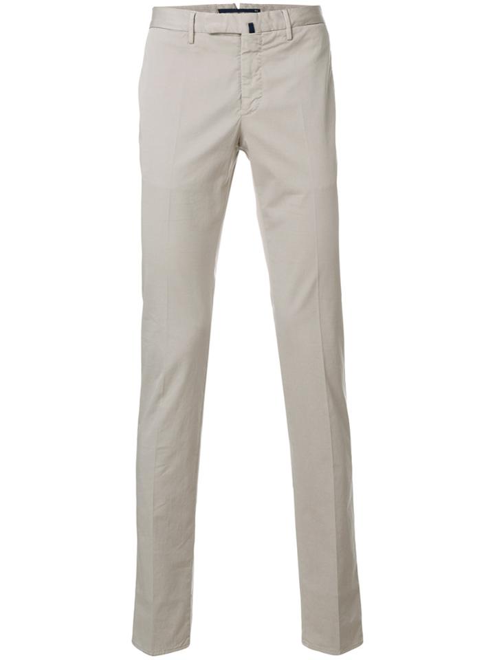 Incotex Slim Fit Chinos - Grey
