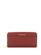 Michael Michael Kors Wallet With Logo Plaque - Red