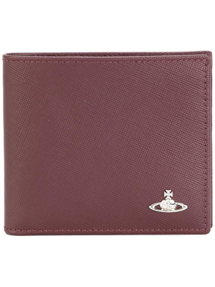 Vivienne Westwood Saffiano Bifold Wallet - Red