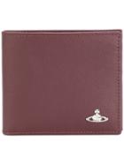 Vivienne Westwood Saffiano Bifold Wallet - Red