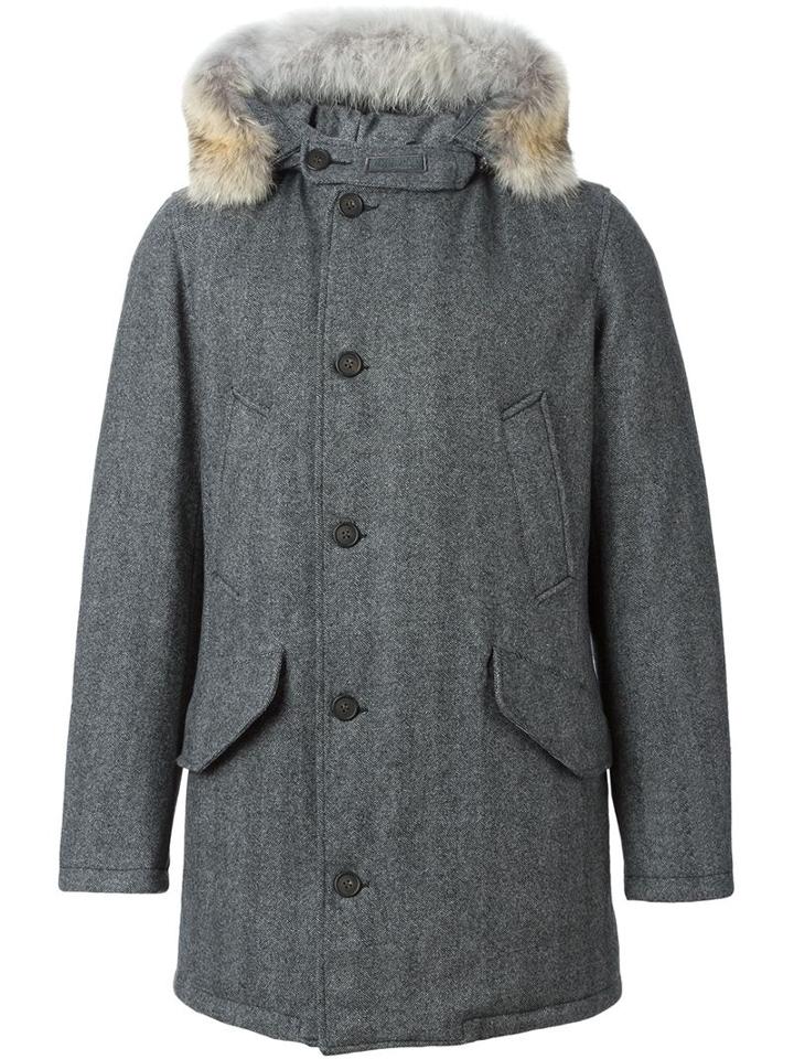 Woolrich Coyote Fur Trim Coat