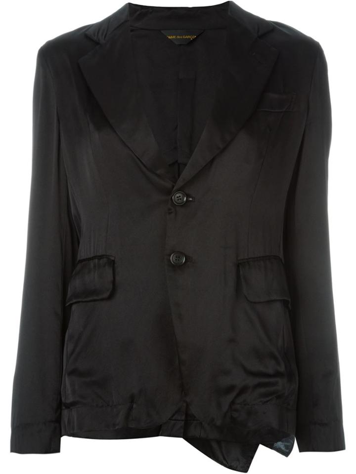 Comme Des Garçons Vintage Cape Detail Blazer - Black