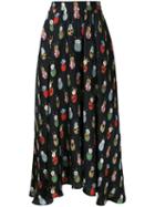 Macgraw Jardin Skirt, Women's, Size: 10, Black, Silk/polyester