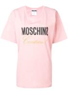 Moschino Oversized Logo T-shirt - Pink