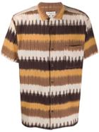Ymc Colour-block Shirt - Brown