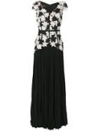 Talbot Runhof - Nonee Dress - Women - Polyester/spandex/elastane/cupro - 42, Black, Polyester/spandex/elastane/cupro