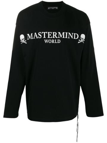Mastermind World Logo Skull Print Sweatshirt - Black