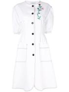 Vivetta Short Button-up Dress - White