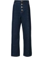 Sonia Rykiel High-waisted Jeans, Women's, Size: 42, Blue, Cotton