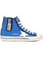 Golden Goose Deluxe Brand V Star Sneakers - Blue