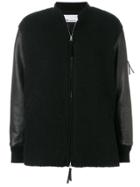 T By Alexander Wang Knitted Bomber Jacket - Black