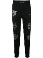 Plein Sport Motif Track Pants - Black