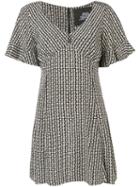 Marc Jacobs Mini Short Sleeved Dress - Black