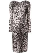 Cavalli Class Leopard Print Dress - Nude & Neutrals