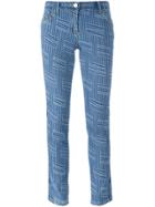 Kenzo 'ny Stripes' Slim-fit Jeans - Blue