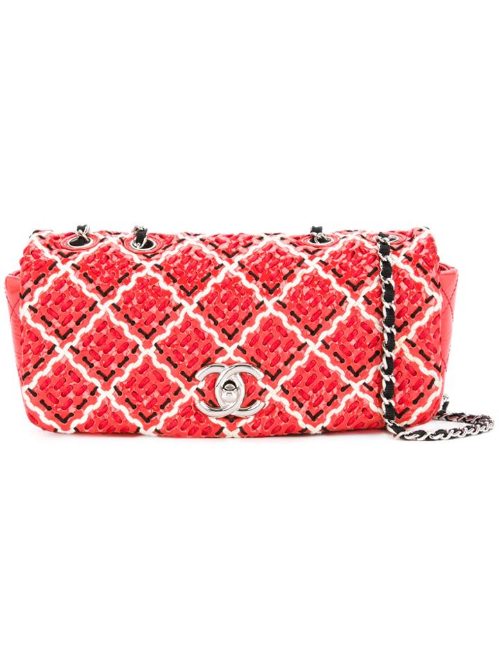 Chanel Vintage Ultra Stitches Shoulder Bag - Red