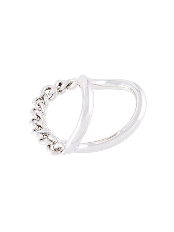 Maison Margiela Chain Detail Bracelet, Women's, Size: Small, Metallic