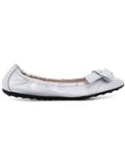 Tod's Bow Detail Glossy Ballerinas
