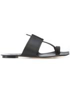 Saint Laurent Saba Sandals - Black