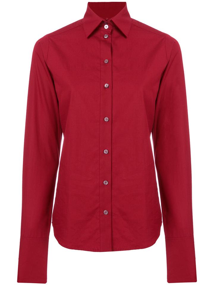 Romeo Gigli Vintage Slim Fit Shirt - Red