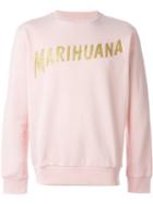 Palm Angels Marihuana Print Sweatshirt