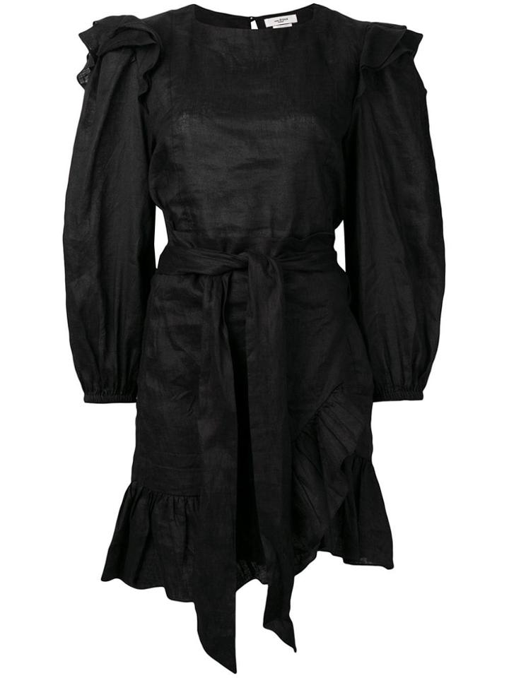 Isabel Marant Étoile Telicia Ruffled Dress - Black