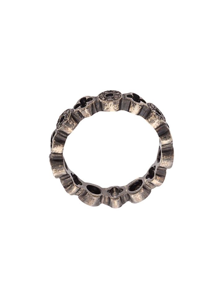 Loree Rodkin 18kt Gold Cross Ring - Grey