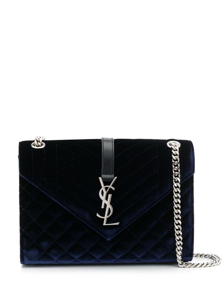 Saint Laurent Envelope Medium Bag - Blue