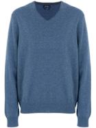 Polo Ralph Lauren Regular Fit V-neck Jumper - Blue