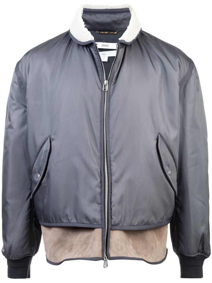 Oamc Layered Bomber Jacket - Grey